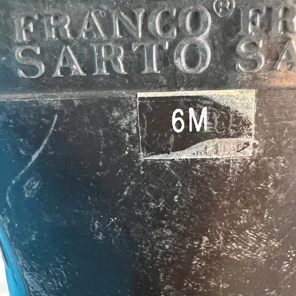 Franco sarto. Size 6 medium loafer pumps. Leather alligator print #10. - Picture 10 of 11